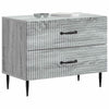 Yöpöytäkaappi Harmaa sonoma 62 x 34,5 x 47,5 cm Tekninen puu