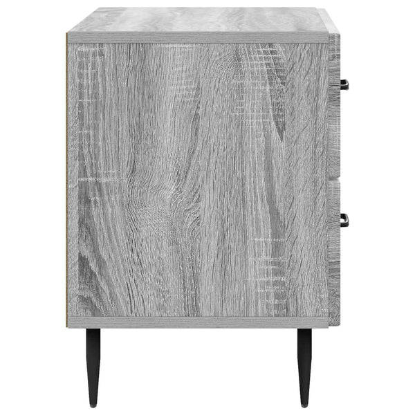 Yöpöytäkaappi Harmaa sonoma 62 x 34,5 x 47,5 cm Tekninen puu