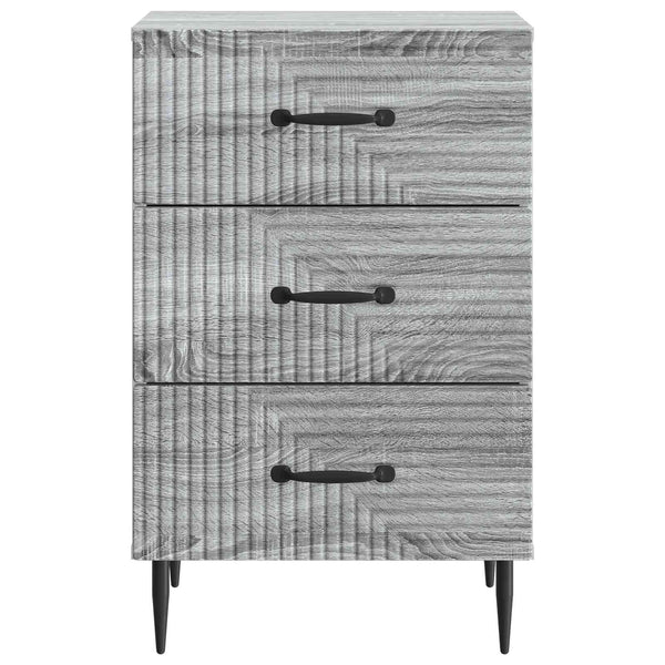 Yöpöytäkaappi Harmaa sonoma 43 x 41 x 66,5 cm Tekninen puu