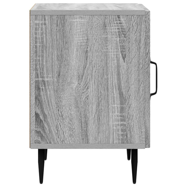 Yöpöytäkaappi Harmaa sonoma 43 x 34,5 x 50 cm Tekninen puu