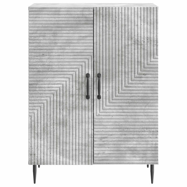 Sivupöytä Betoninharmaa 66 x 34,5 x 89,5 cm Tekninen puu