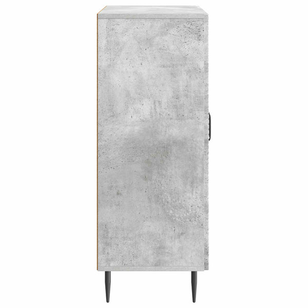 Sivupöytä Betoninharmaa 66 x 34,5 x 89,5 cm Tekninen puu