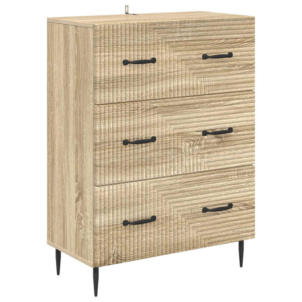 Laatikkokaappi 66 x 34,5 x 89,5 cm Tekninen puu Sonoma-tammi