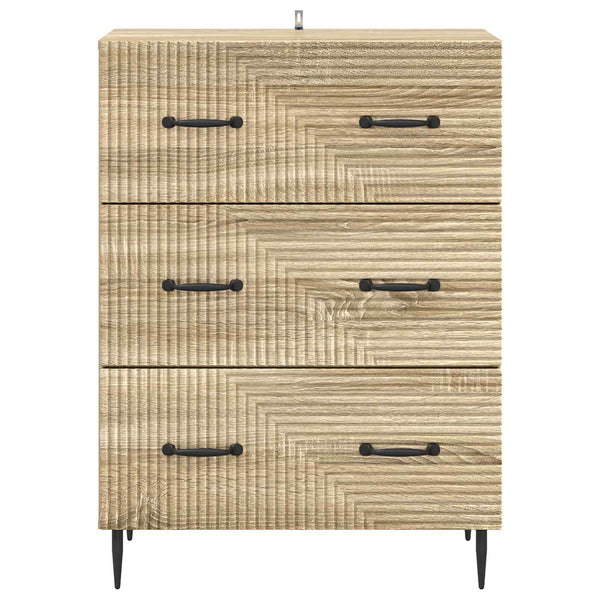 Laatikkokaappi 66 x 34,5 x 89,5 cm Tekninen puu Sonoma-tammi