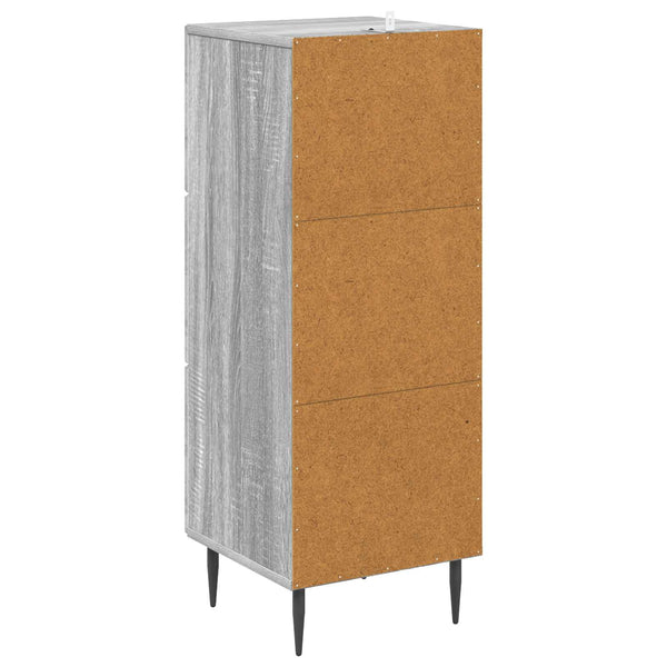 Laatikkokaappi Harmaa sonoma 33 x 34,5 x 89,5 cm Tekninen puu
