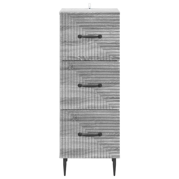 Laatikkokaappi Harmaa sonoma 33 x 34,5 x 89,5 cm Tekninen puu