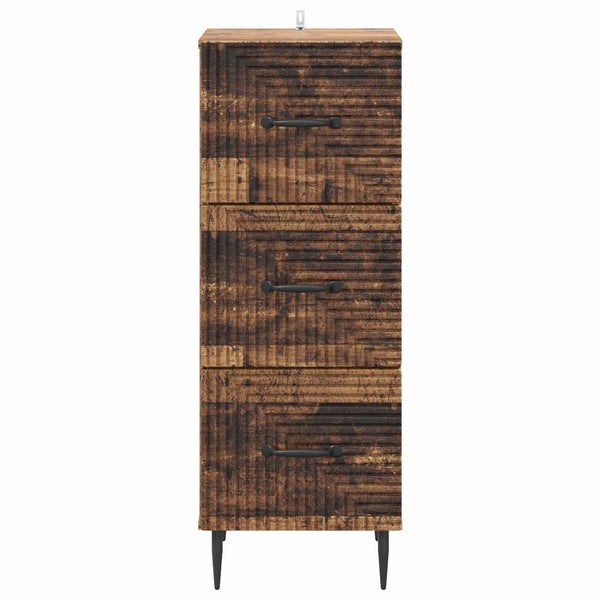 Laatikkokaappi Vanha puu 33 x 34,5 x 89,5 cm Tekninen puu