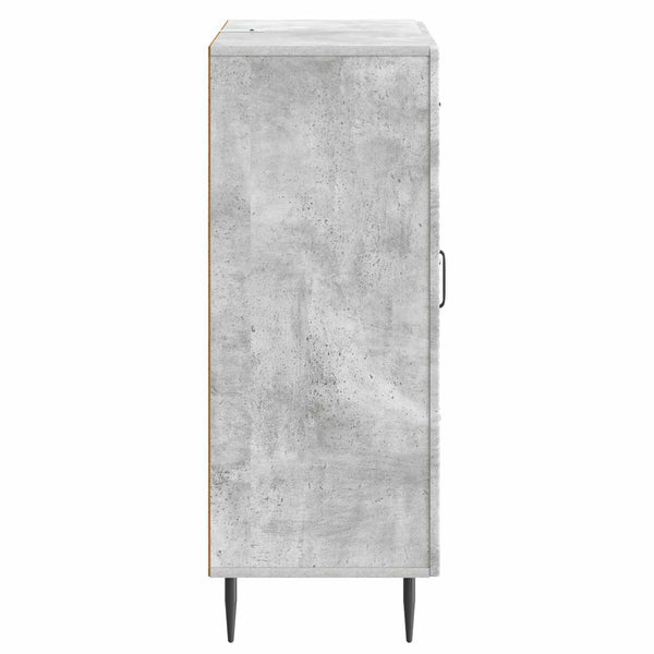 Sivupöytä Betoninharmaa 66 x 34,5 x 89,5 cm Tekninen puu