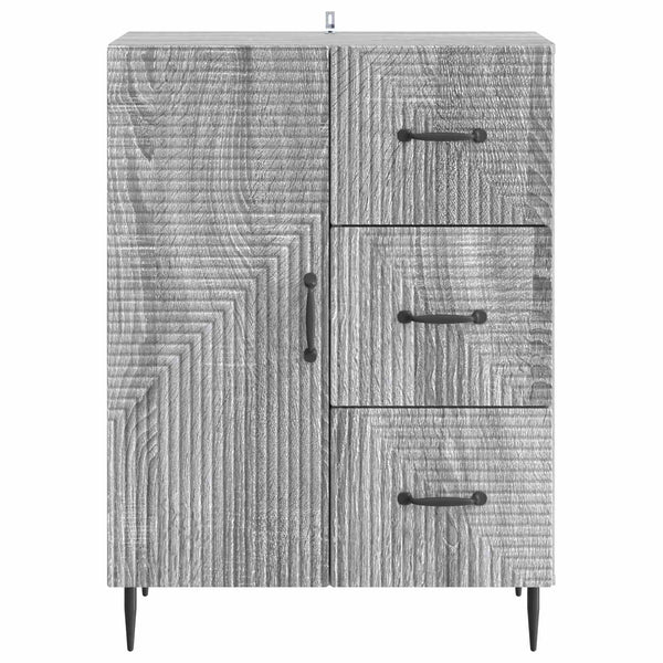 Sivupöytä Harmaa sonoma 66 x 34,5 x 89,5 cm Tekninen puu