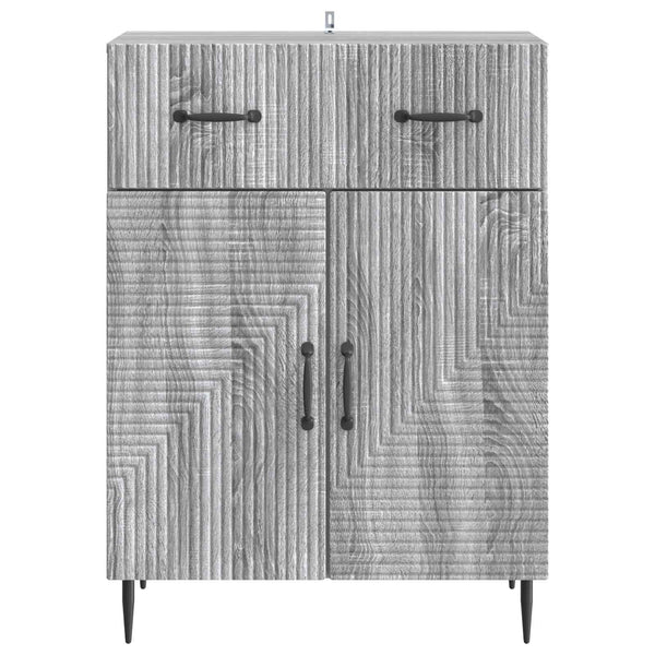 Sivupöytä Harmaa sonoma 66 x 34,5 x 89,5 cm Tekninen puu