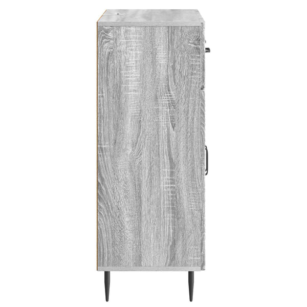 Sivupöytä Harmaa sonoma 66 x 34,5 x 89,5 cm Tekninen puu