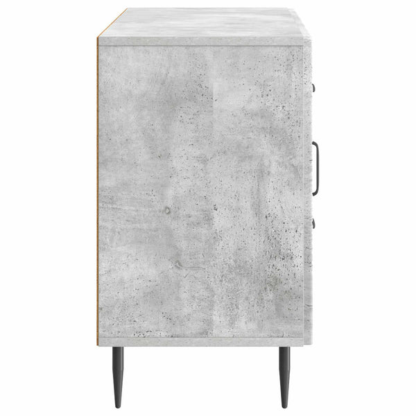 Sivupöytä Betoninharmaa 89 x 34,5 x 60 cm Tekninen puu