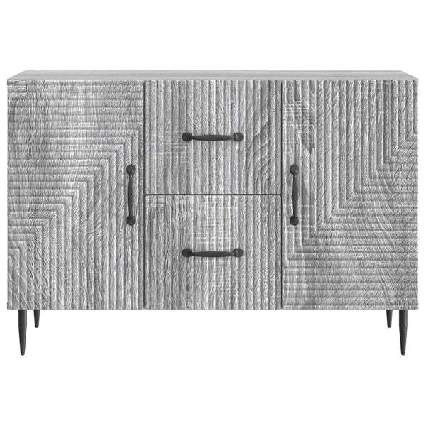 Sivupöytä Harmaa sonoma 89 x 34,5 x 60 cm Tekninen puu