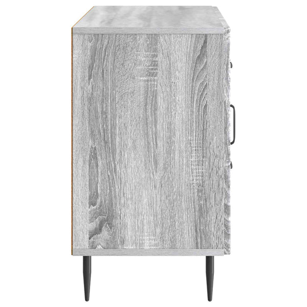 Sivupöytä Harmaa sonoma 89 x 34,5 x 60 cm Tekninen puu