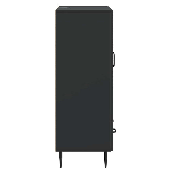 Sivupöytä laatikon kanssa Musta 66 x 34,5 x 95 cm Tekninen puu