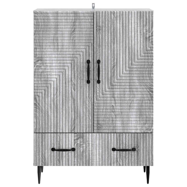 Sivupöytä Harmaa sonoma 66 x 34,5 x 95 cm Tekninen puu
