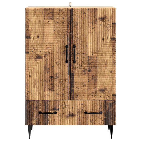 Sivupöytä Vanha puu 66 x 34,5 x 95 cm Tekninen puu
