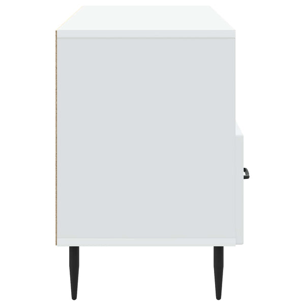 TV-kaappi valkoinen 102 x 34,5 x 50 cm Tekninen puu