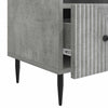TV-kaappi Betoninharmaa 102 x 34,5 x 50 cm Tekninen puu
