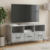 TV-kaappi Betoninharmaa 102 x 34,5 x 50 cm Tekninen puu
