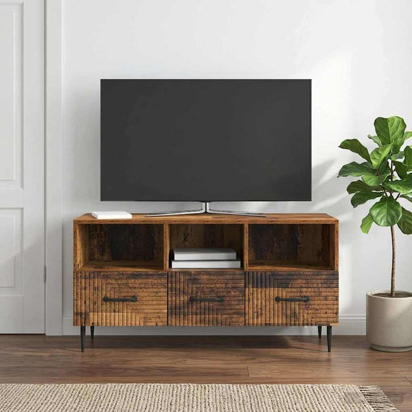 TV-kaappi Vanha puu 102 x 34,5 x 50 cm Tekninen puu