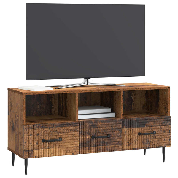 TV-kaappi Vanha puu 102 x 34,5 x 50 cm Tekninen puu