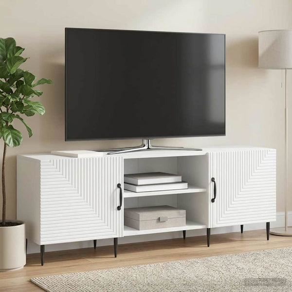 TV-kaappi 150 x 31 x 50 cm valkoinen Tekninen puu