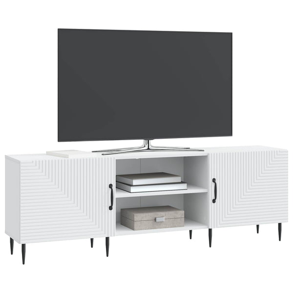TV-kaappi 150 x 31 x 50 cm valkoinen Tekninen puu