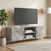 TV-kaappi 150 x 31 x 50 cm Betoninharmaa Tekninen puu