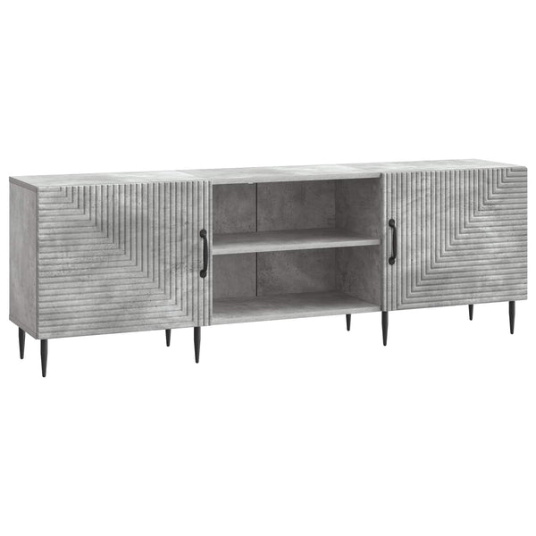 TV-kaappi 150 x 31 x 50 cm Betoninharmaa Tekninen puu