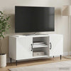 TV-kaappi valkoinen 102 x 34,5 x 50 cm Tekninen puu