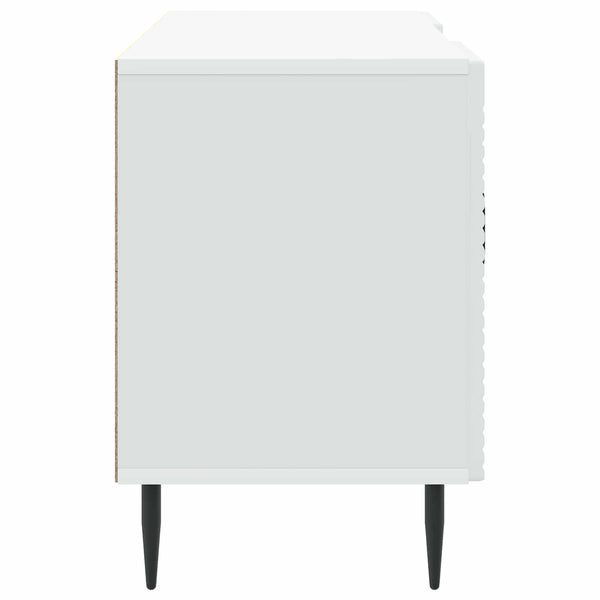 TV-kaappi valkoinen 102 x 34,5 x 50 cm Tekninen puu