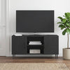 TV-kaappi Musta 102 x 34,5 x 50 cm Tekninen puu