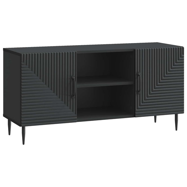 TV-kaappi Musta 102 x 34,5 x 50 cm Tekninen puu