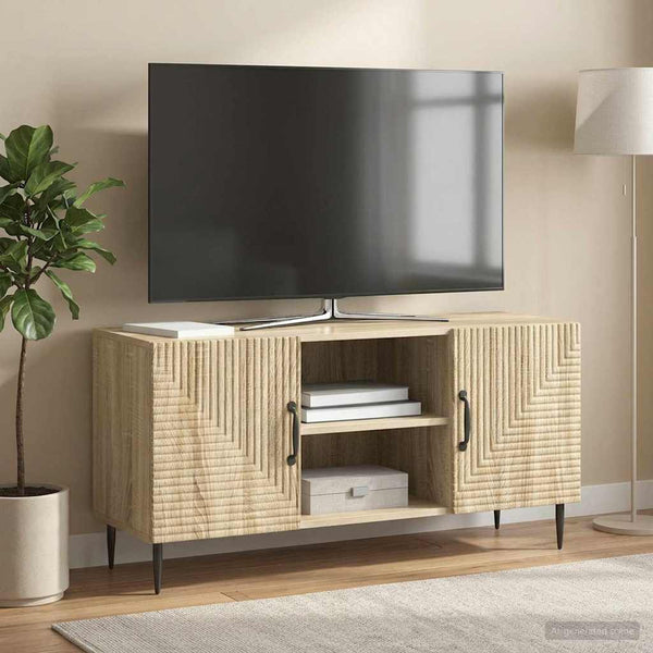 TV-kaappi Sonoma-tammi 102 x 34,5 x 50 cm Tekninen puu