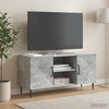 TV-kaappi Betoninharmaa 102 x 34,5 x 50 cm Tekninen puu