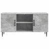 TV-kaappi Betoninharmaa 102 x 34,5 x 50 cm Tekninen puu