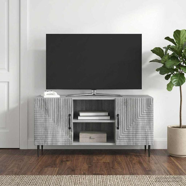 TV-kaappi Harmaa sonoma 102 x 34,5 x 50 cm Tekninen puu