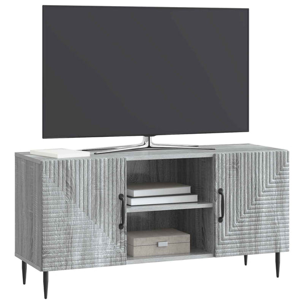 TV-kaappi Harmaa sonoma 102 x 34,5 x 50 cm Tekninen puu