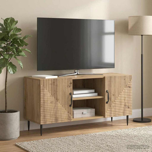 TV-kaappi 102 x 34,5 x 50 cm Artisaanitammi Tekninen puu