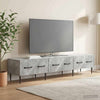 TV-kaappi Betoninharmaa 147 x 34,5 x 30 cm Tekninen puu