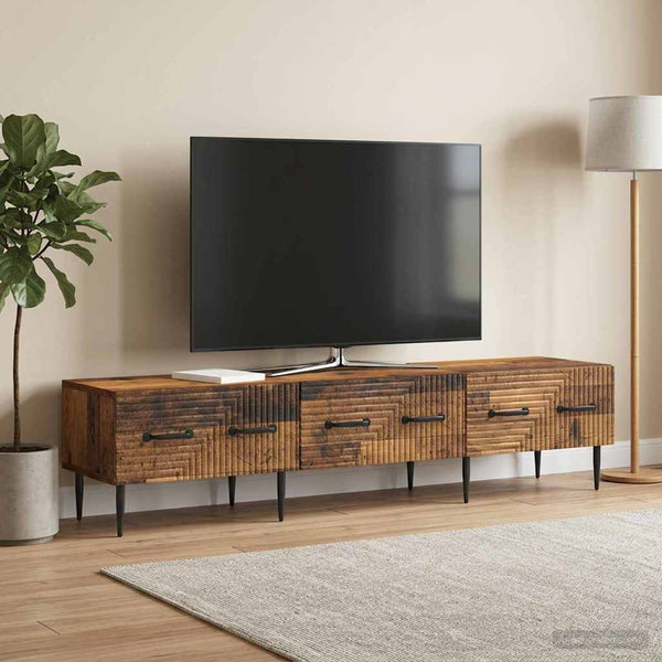 TV-kaappi Vanha puu 147 x 34,5 x 30 cm Tekninen puu