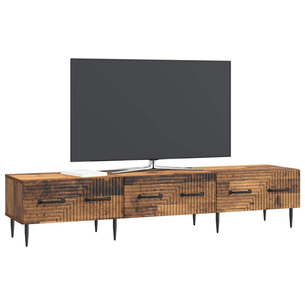 TV-kaappi Vanha puu 147 x 34,5 x 30 cm Tekninen puu