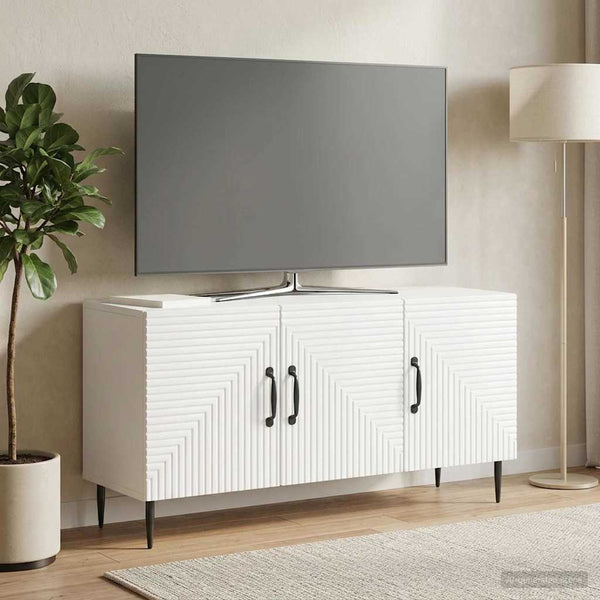 TV-kaappi valkoinen 99 x 34,5 x 50 cm Tekninen puu