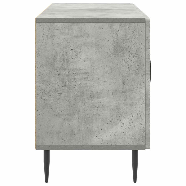 TV-kaappi Betoninharmaa 99 x 34,5 x 50 cm Tekninen puu