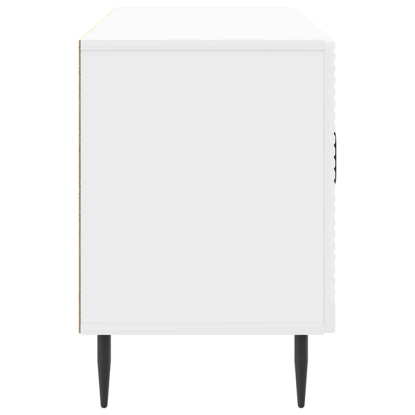 TV-kaappi Korkeakiiltoinen valkoinen 99 x 34,5 x 50 cm