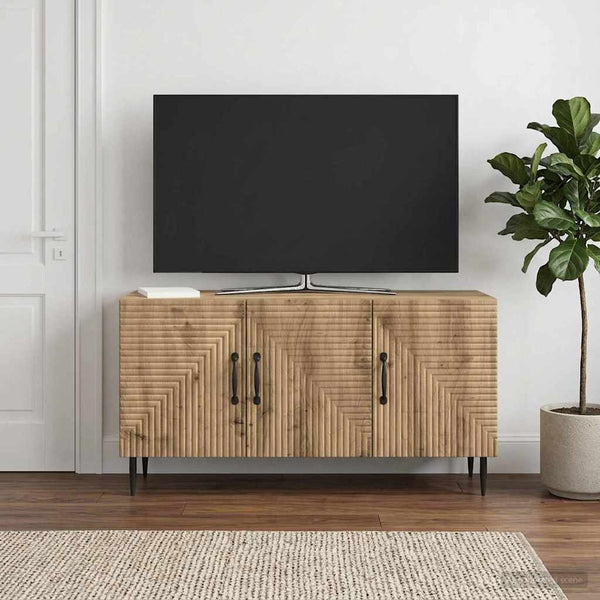 TV-kaappi 99 x 34,5 x 50 cm Artisaanitammi Tekninen puu