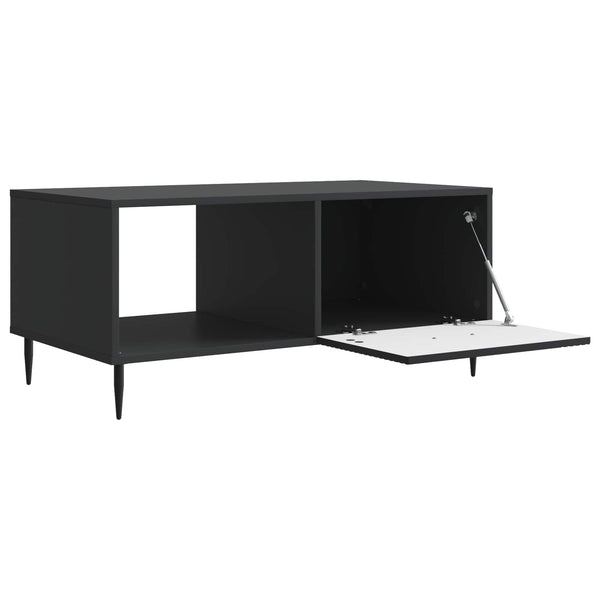 Sohvapöytä Musta 90 x 50 x 40 cm Tekninen puu