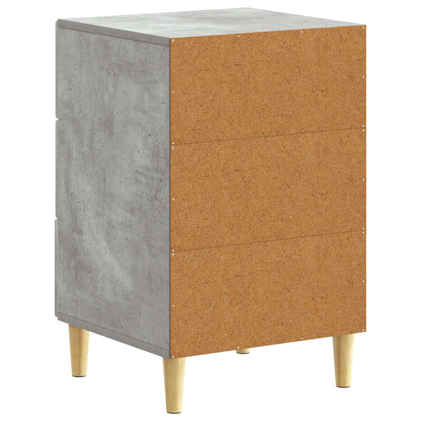 Yöpöytä Betoninharmaa 43 x 39,5 x 66,5 cm Tekninen puu