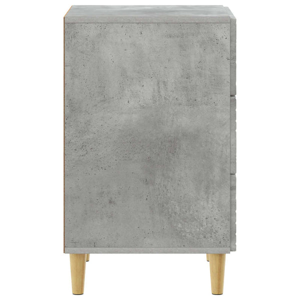 Yöpöytä Betoninharmaa 43 x 39,5 x 66,5 cm Tekninen puu